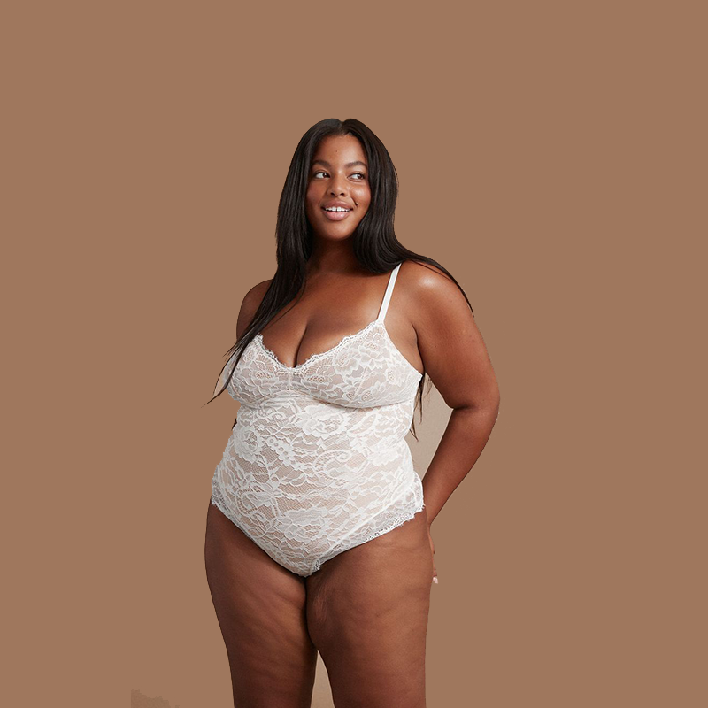 Francesca Colletta™ Csipke bodysuit