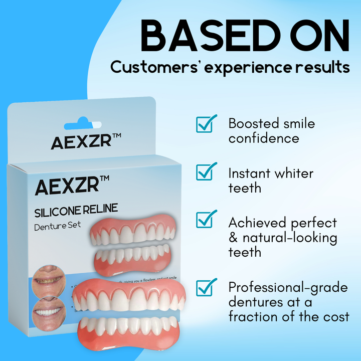 AEXZR™ Szilikon reline fogsor készlet