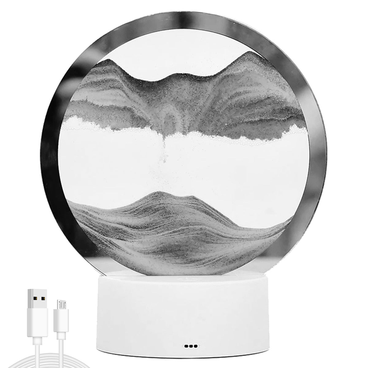AtmoScape+™ Homokóra LED színes lámpa művészeti keret | Frissítse fel nappaliját ezzel a különleges dekorációval!