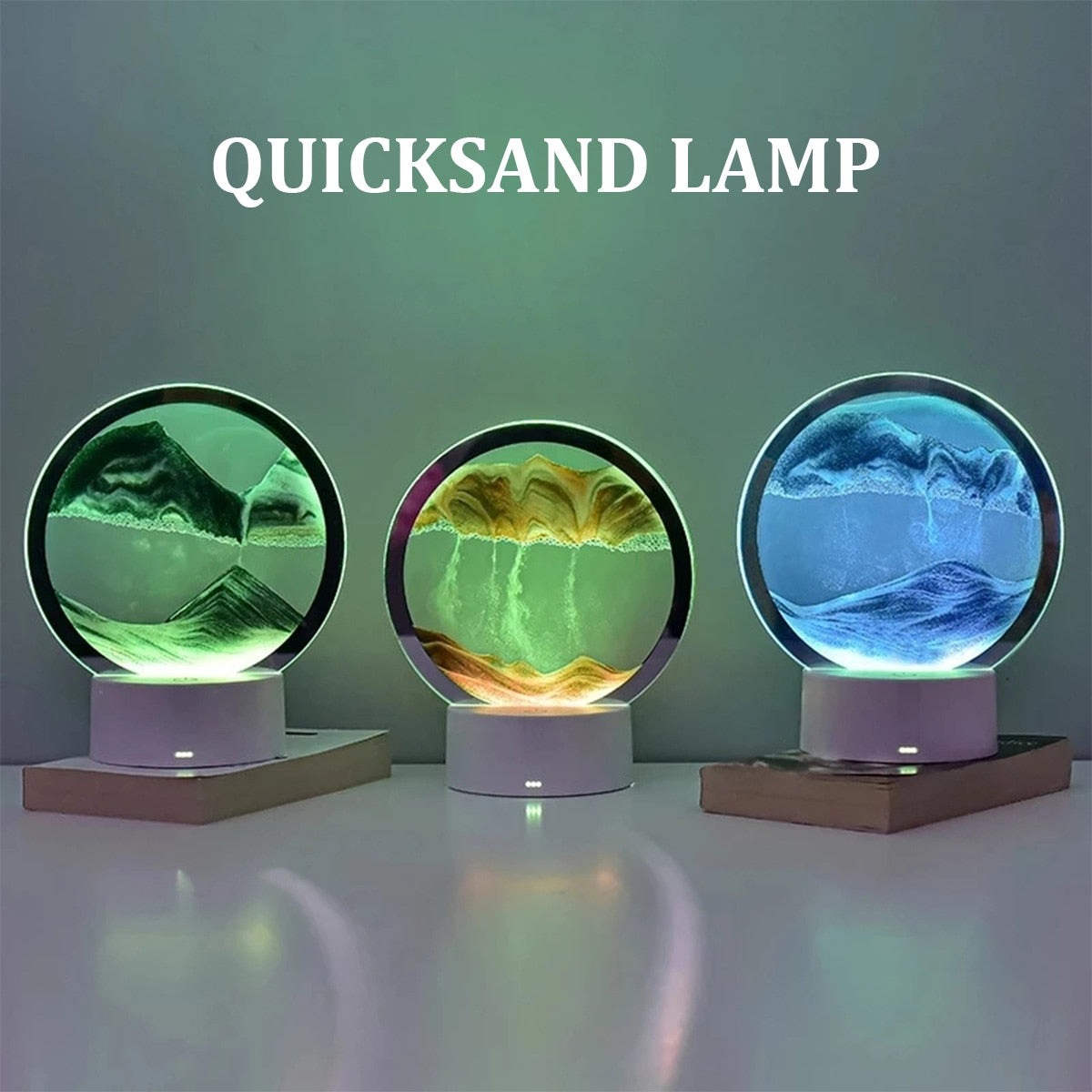 AtmoScape+™ Homokóra LED színes lámpa művészeti keret | Frissítse fel nappaliját ezzel a különleges dekorációval!