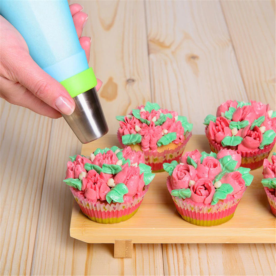 BakeSuppliez™️ Virág alakú tortadíszítő szerszámkészlet