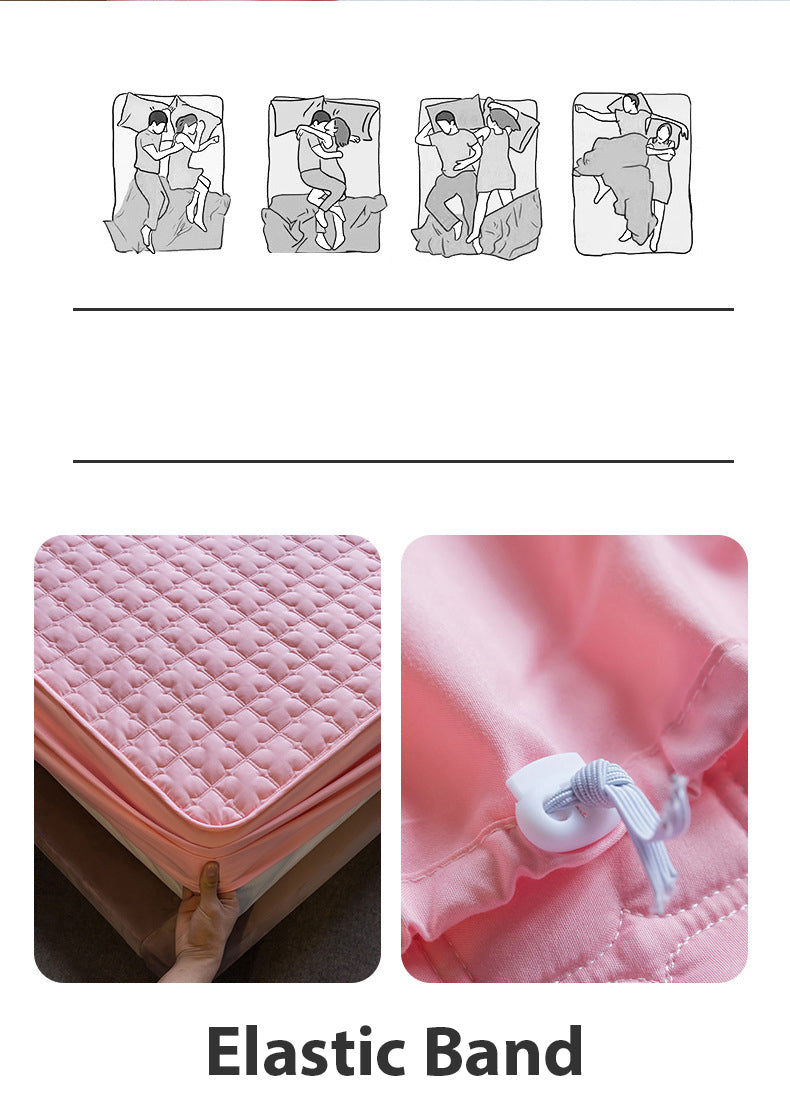 BelleVie™️ Légáteresztő selyem matracvédő
