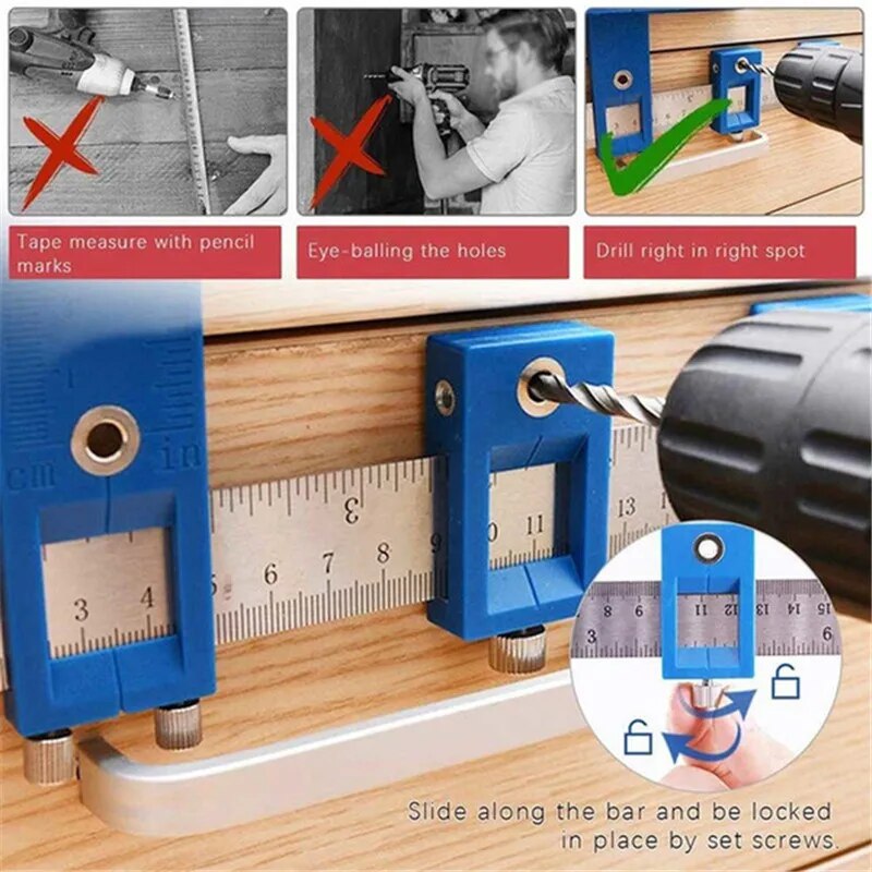 BoreMark™ Mérővonalzó lyukakkal