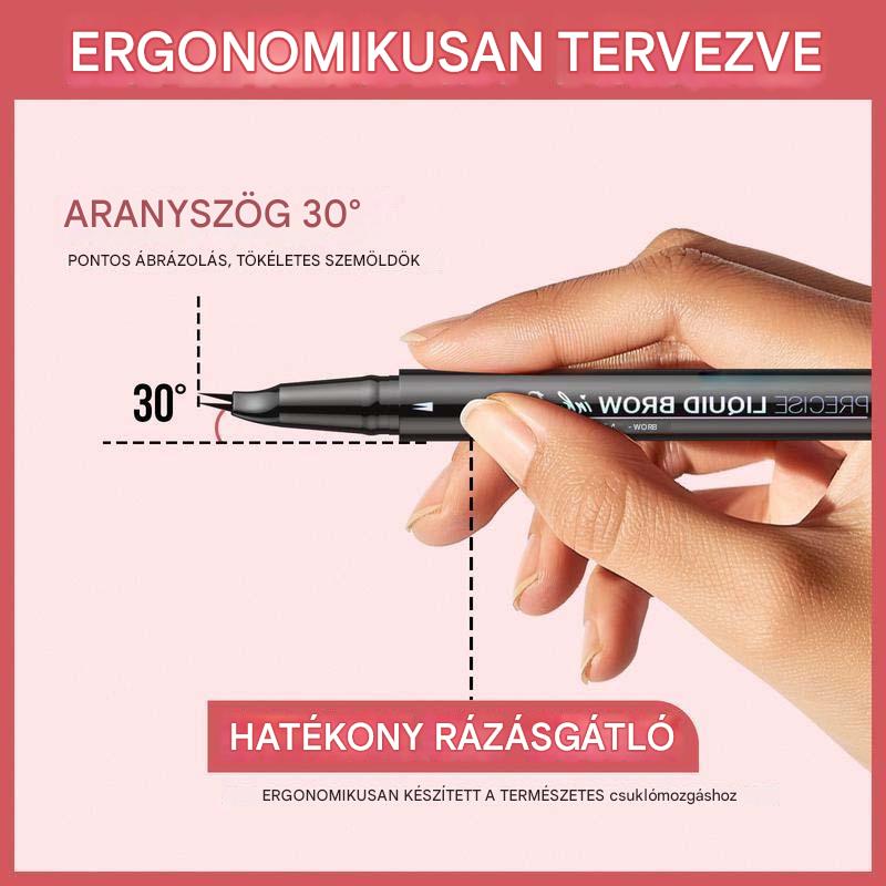BrowFork™ Vízálló 2 az 1-ben szemöldökceruza ecsettel