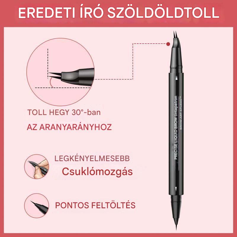 BrowFork™ Vízálló 2 az 1-ben szemöldökceruza ecsettel
