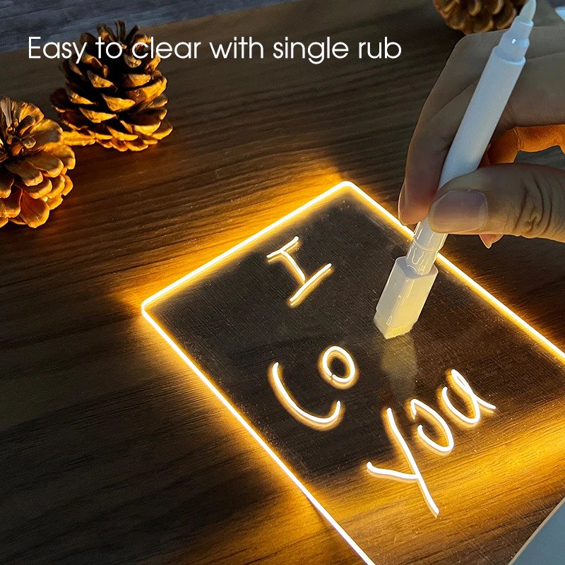 CareLight™ Kreatív LED jegyzettábla éjszakai fény