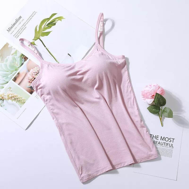CasualChic™ beépített melltartóval ellátott trikó