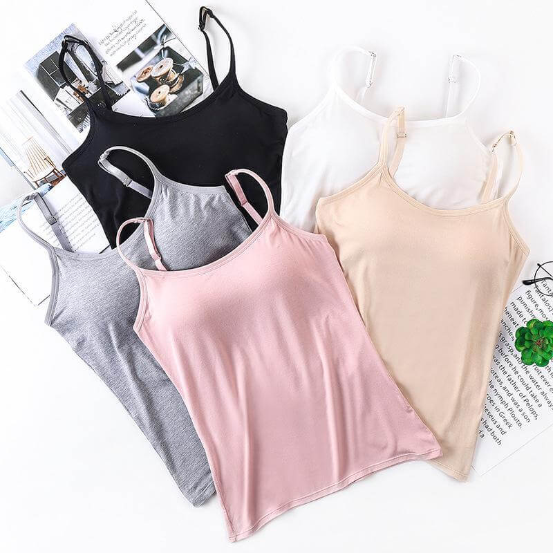 CasualChic™ beépített melltartóval ellátott trikó