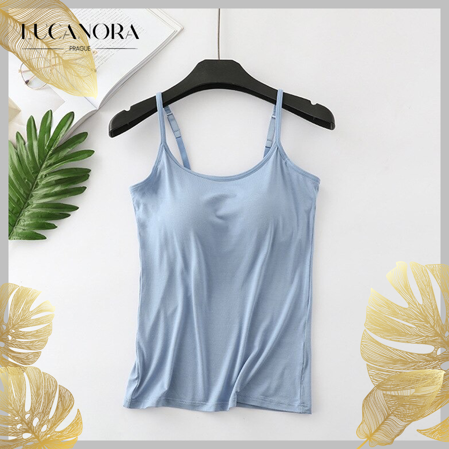 CasualChic™ beépített melltartóval ellátott trikó