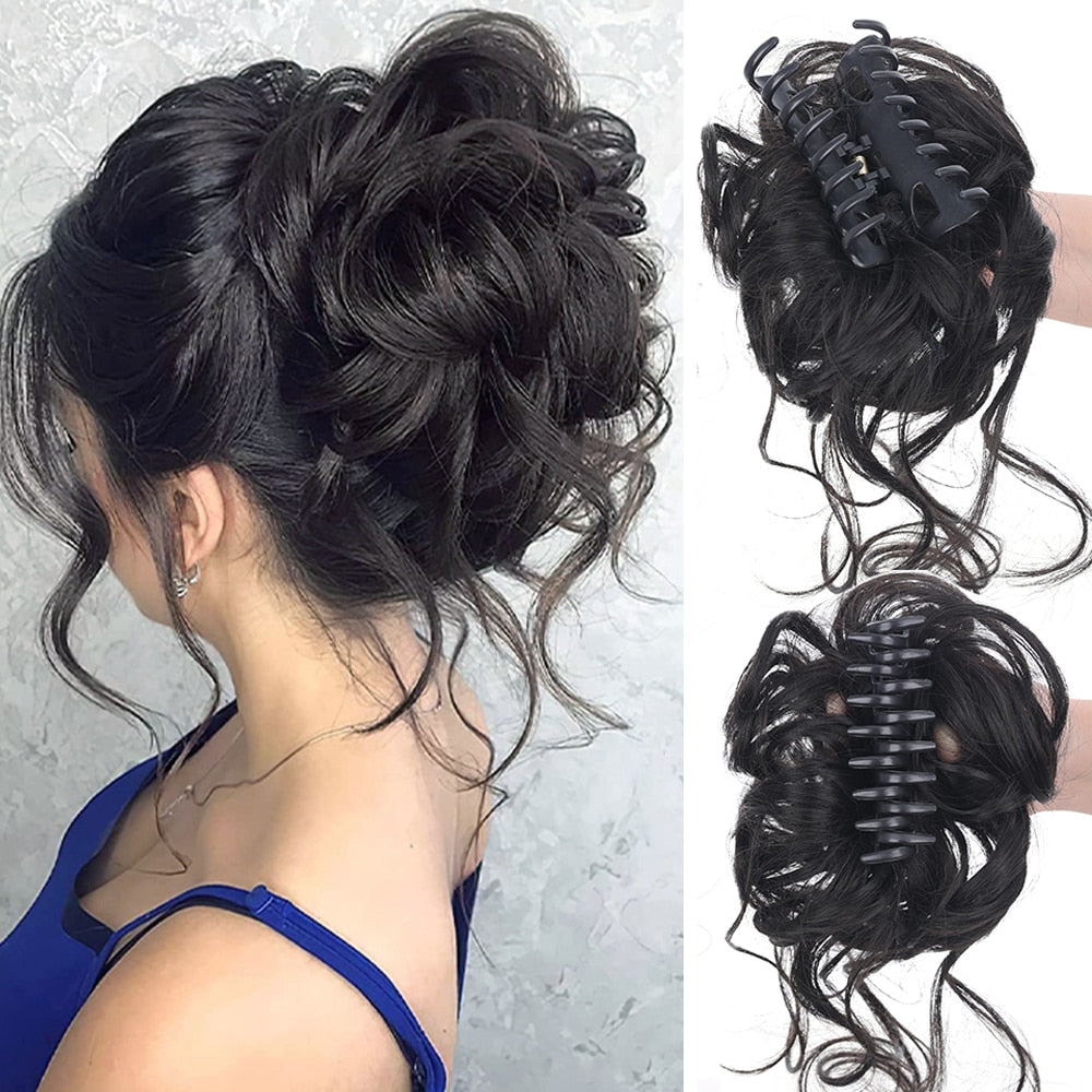ChicChignon+™ Csomós hajdísz klipszel