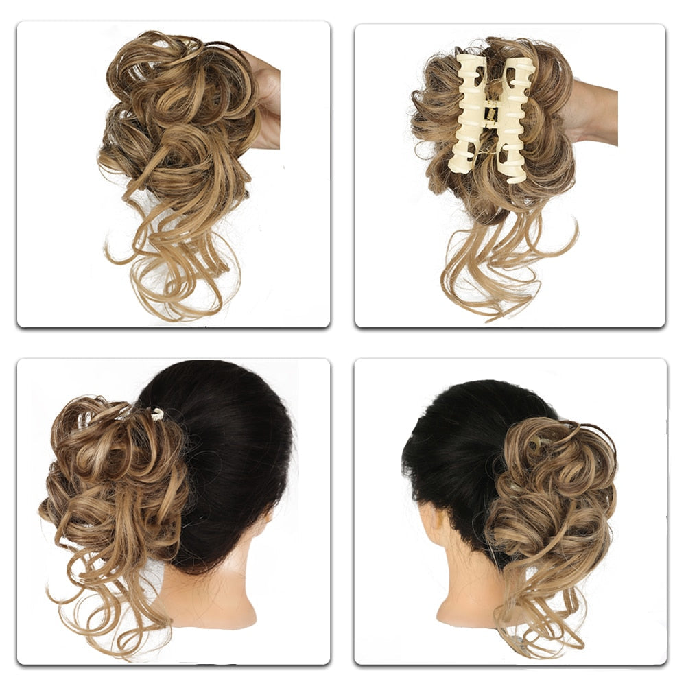 ChicChignon+™ Csomós hajdísz klipszel