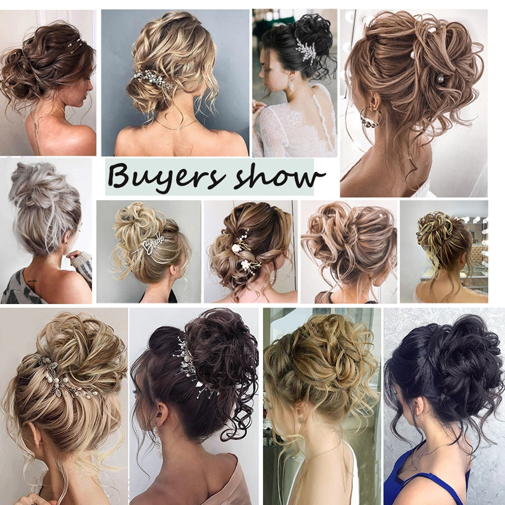 ChicChignon+™ Csomós hajdísz klipszel
