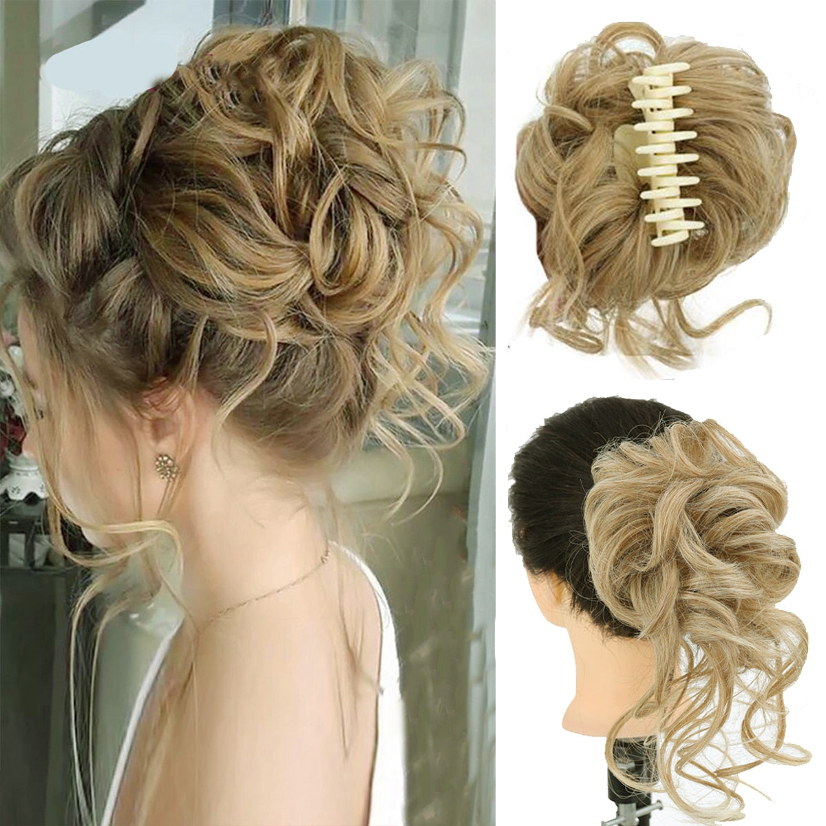 ChicChignon+™ Csomós hajdísz klipszel