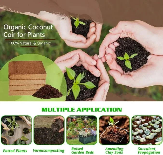 EcoBloom™ Prémium bio kókuszrost tégla növények számára
