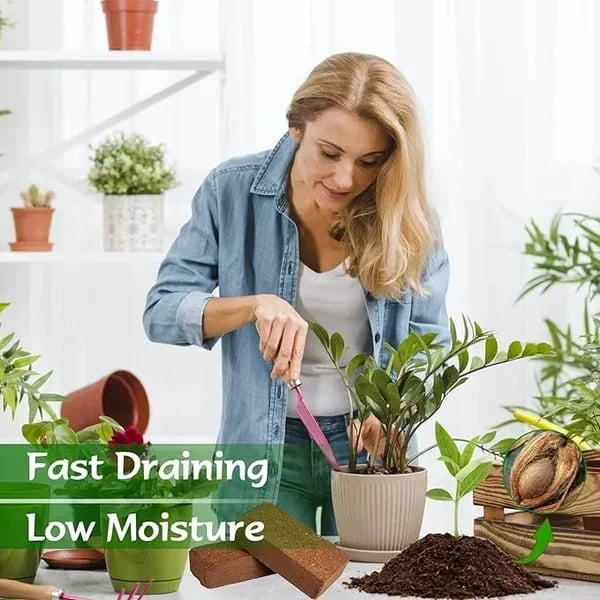 EcoBloom™ Prémium bio kókuszrost tégla növények számára