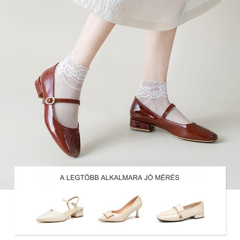 ElegantiStep™ Csúszásmentes, lélegző csipkés zokni