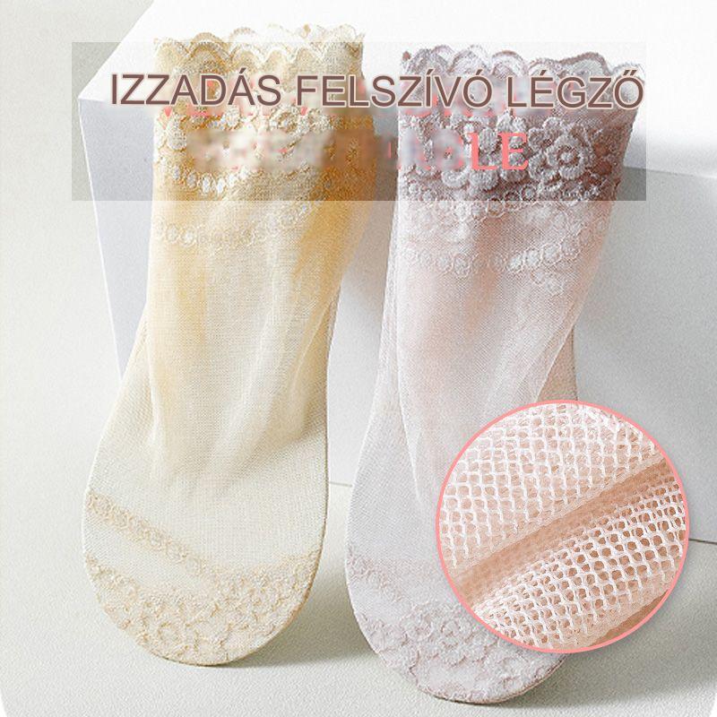 ElegantiStep™ Csúszásmentes, lélegző csipkés zokni