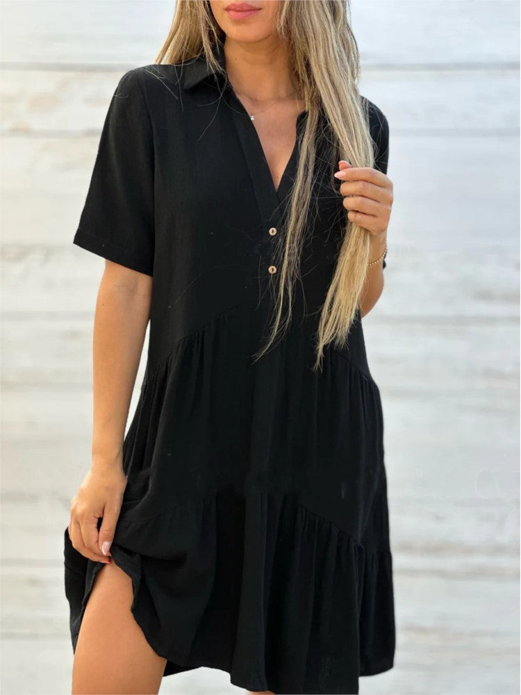 Eliza Philips™ Laza ruha gombokkal