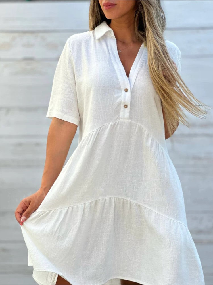 Eliza Philips™ Laza ruha gombokkal