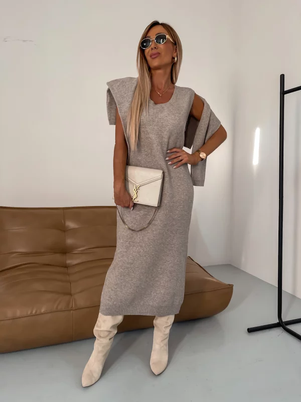 Flavia Lauletta™ Elegáns pulóver és ruha szett