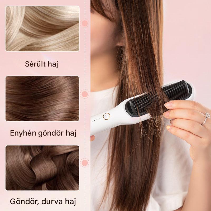 GlamComb™ Ionikus fésű a haj kiegyenesítéséhez