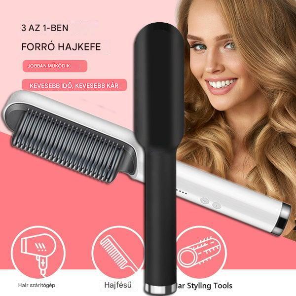 GlamComb™ Ionikus fésű a haj kiegyenesítéséhez