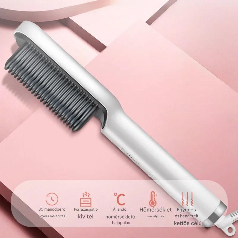GlamComb™ Ionikus fésű a haj kiegyenesítéséhez