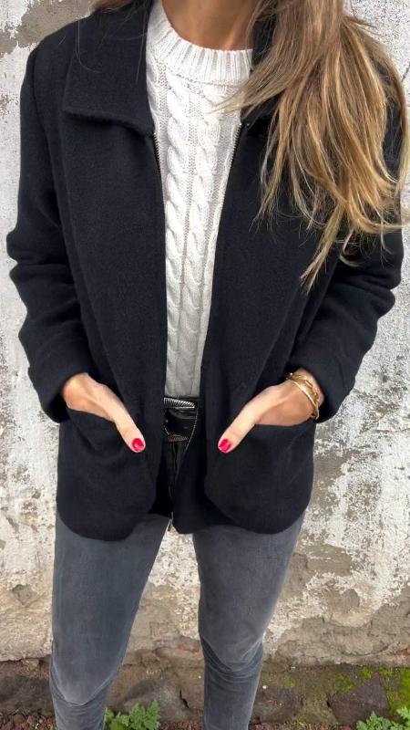 Greta Passino™️ Elegáns pulóver kabát