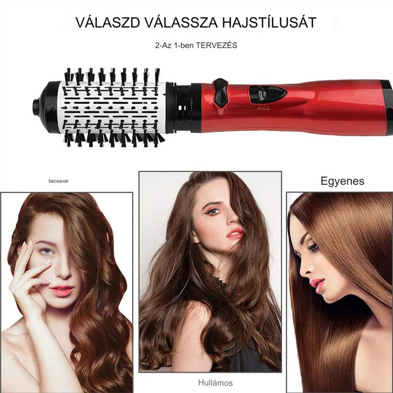 Hair Glam™️ 3 az 1-ben forgó kefe, hajformázó és hajszárító