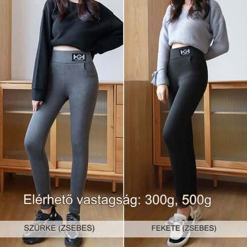 Hannah Giordani™ Divatos thermo vékony nadrág