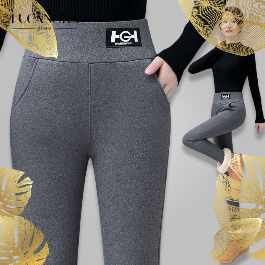 Hannah Giordani™ Divatos thermo vékony nadrág