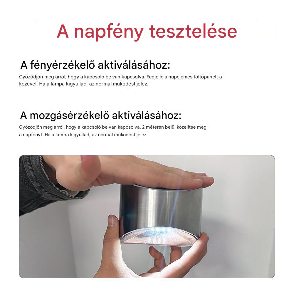 HomeDelux™ Személyre szabott Solar Modern házszámtábla