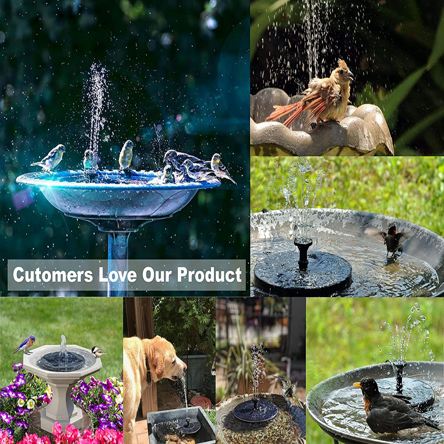 Hydro Sun™ Napenergiával működő szökőkút
