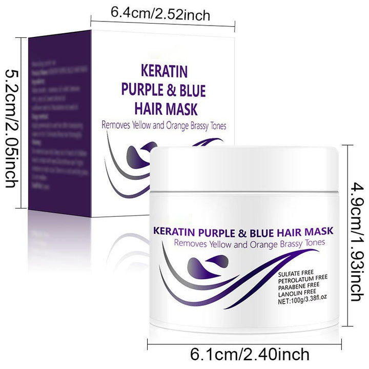 KeraGlow™ Keratin lila hajmaszk
