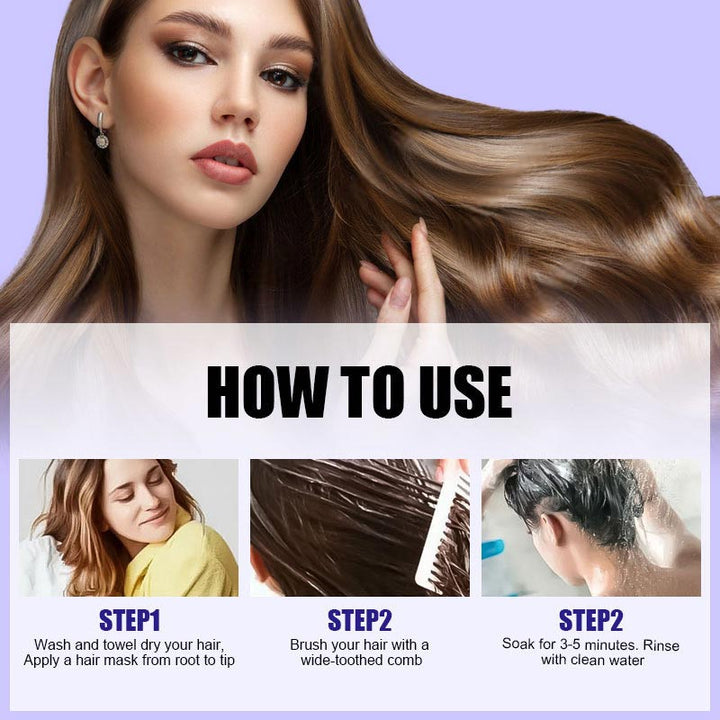 KeraGlow™ Keratin lila hajmaszk