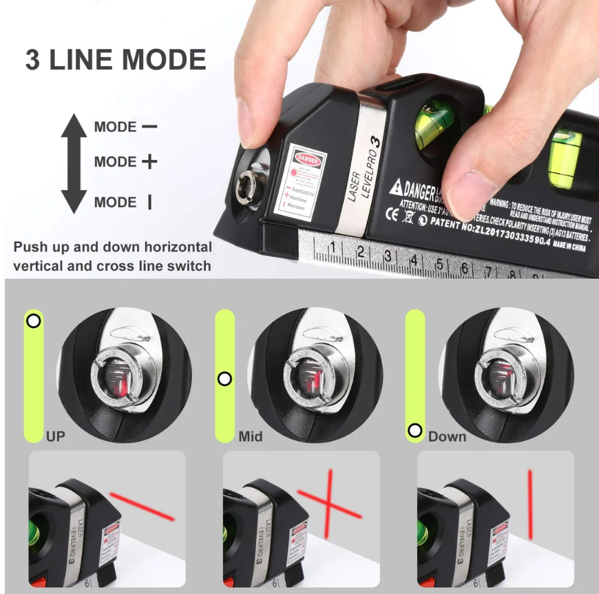 Levita Pro™ Pontos lézeres mérés