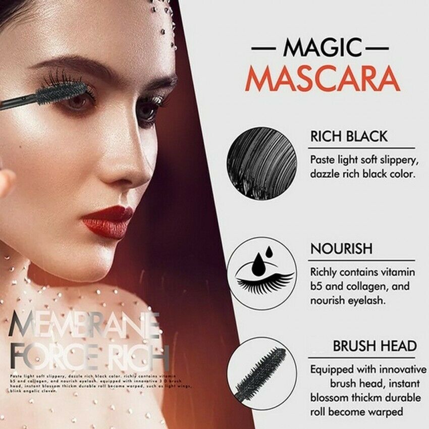 LuxLash+™ Vízálló 4D szempillaspirál a szempilla növekedéséhez | Szempillák az égig pillanatok alatt!