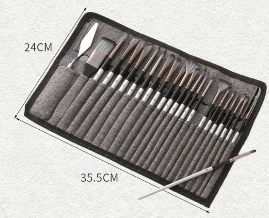 NaturBrush™ 24 darabos ecsetkészlet