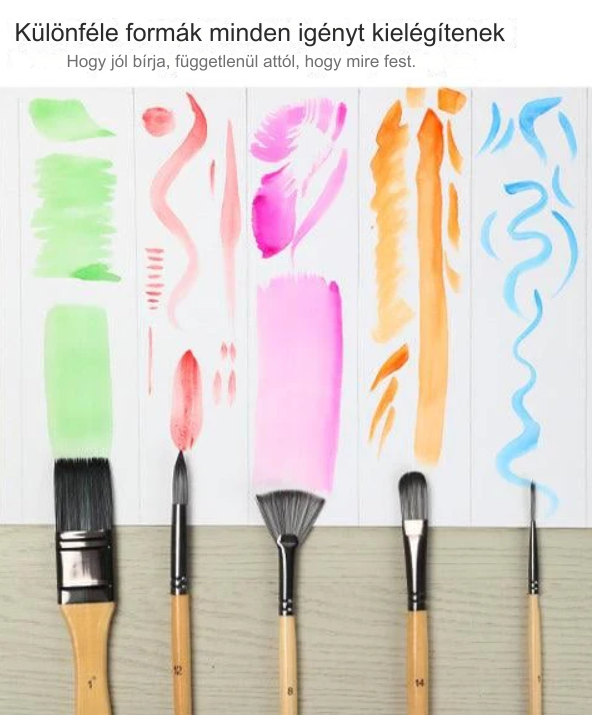 NaturBrush™ 24 darabos ecsetkészlet