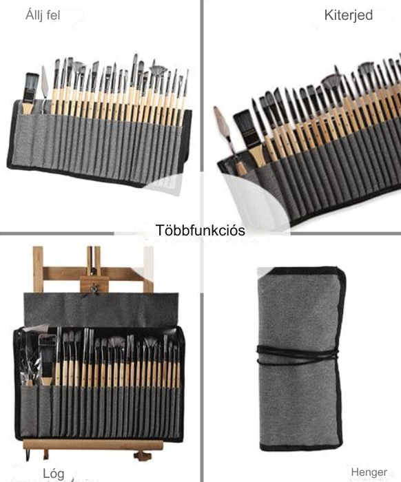 NaturBrush™ 24 darabos ecsetkészlet