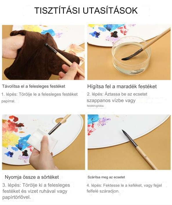 NaturBrush™ 24 darabos ecsetkészlet