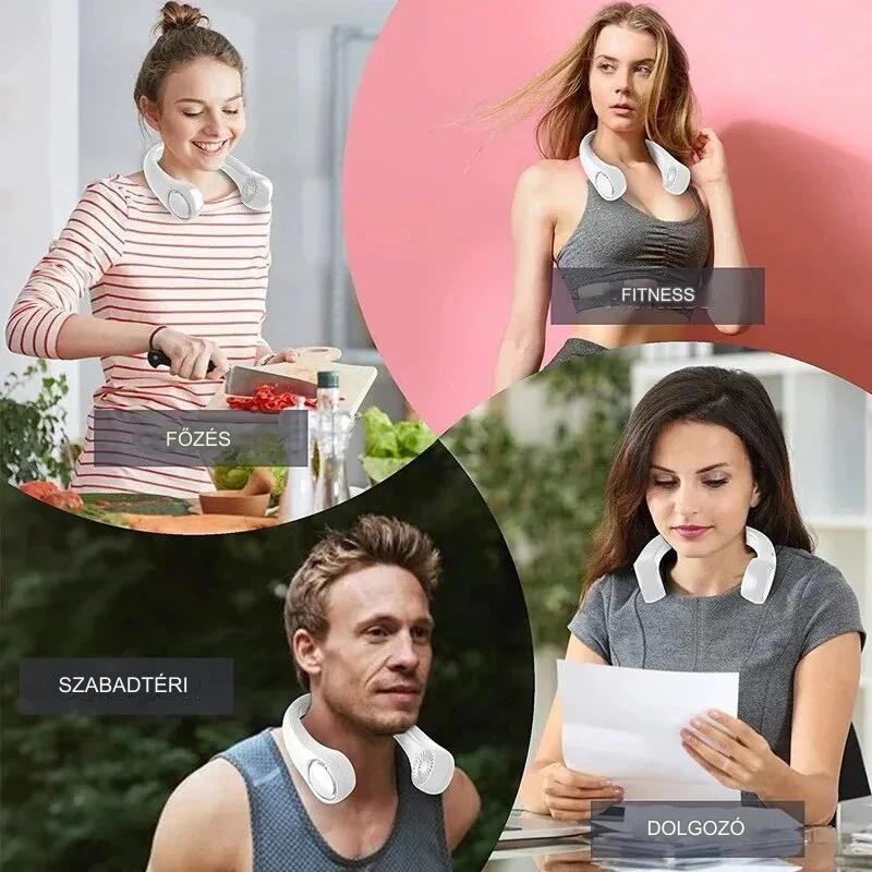 NekChill™ Hordozható nyakventilátor
