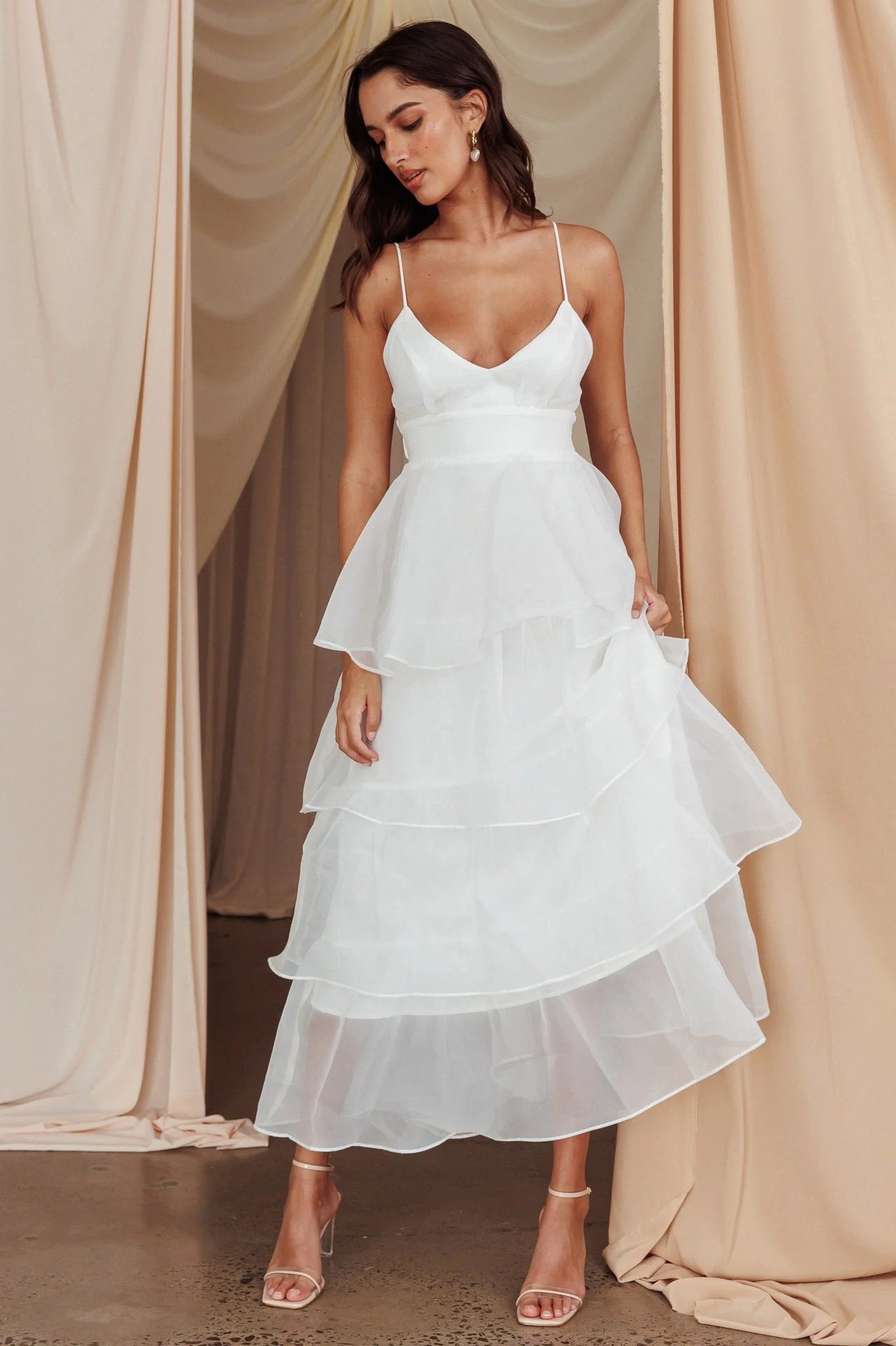 Nina Vidal™ Maxi fodros ruha
