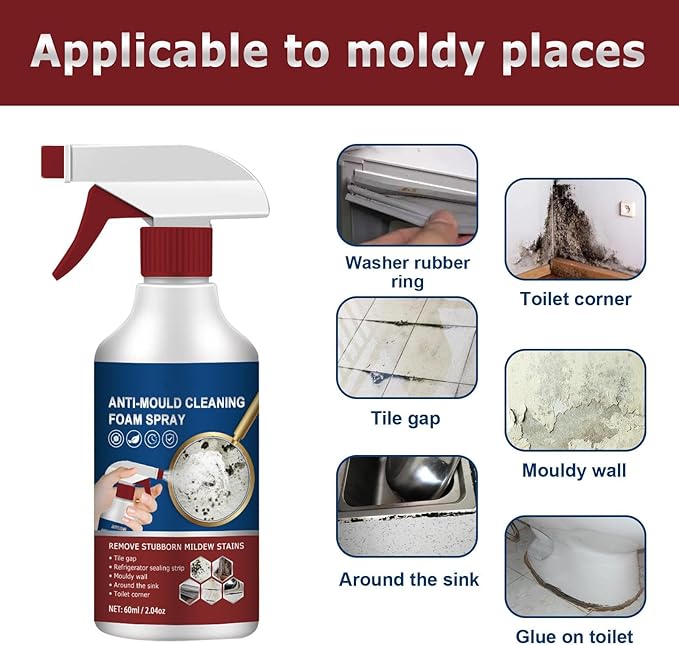 NoMold™ Penész elleni tisztító spray hab