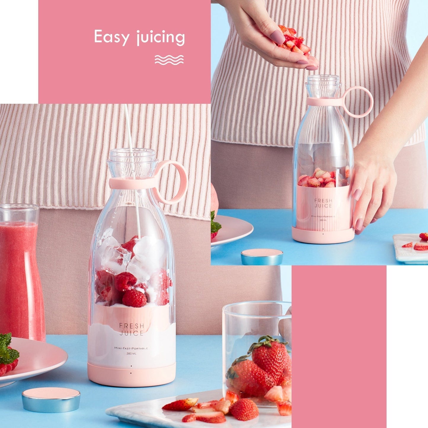 NutriShake™️ Shaker friss gyümölcsléhez