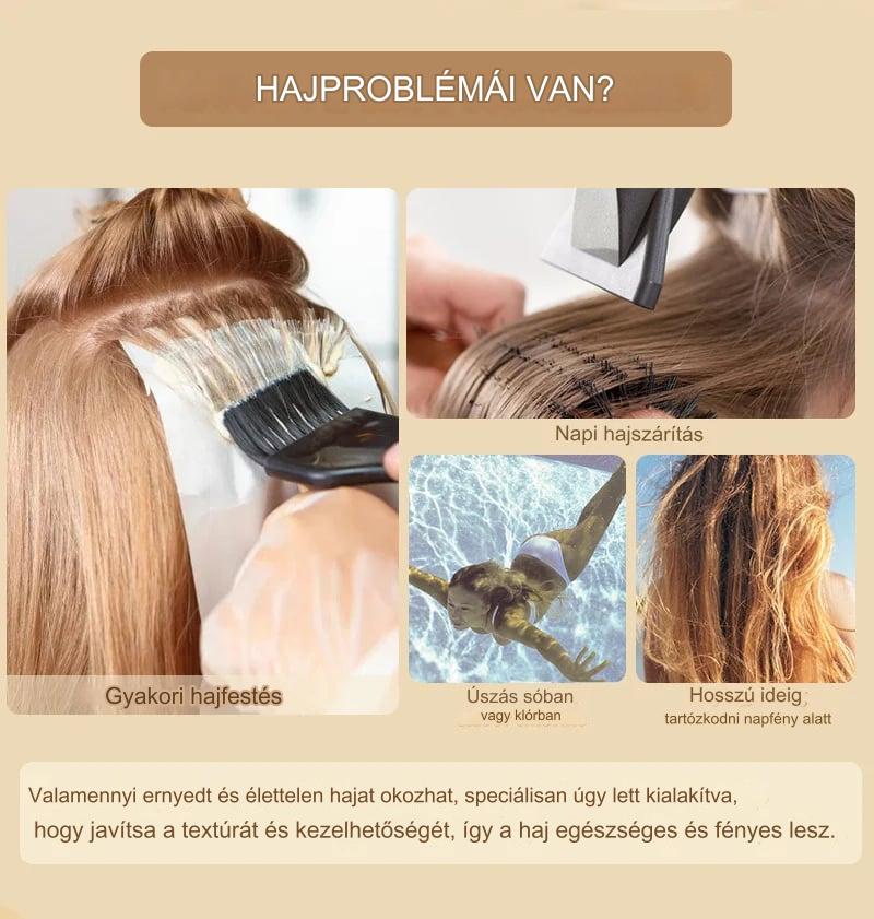 PURE™ Keratinos hajmaszk | A fényes és egészséges hajért pillanatok alatt! (1+1 INGYENES)