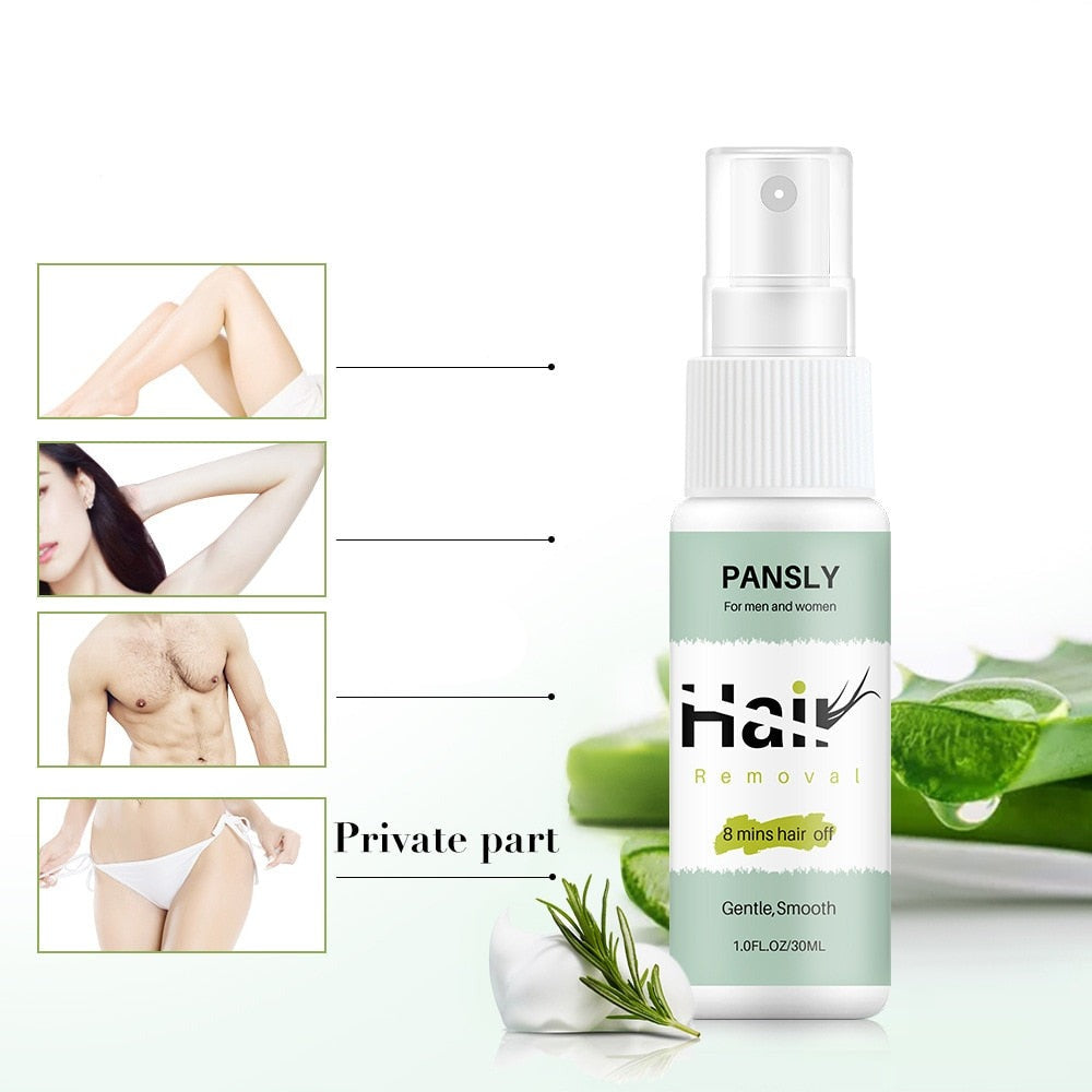 Pansly™ Szőrtelenítő spray | Gyors, hatékony és fájdalommentes!