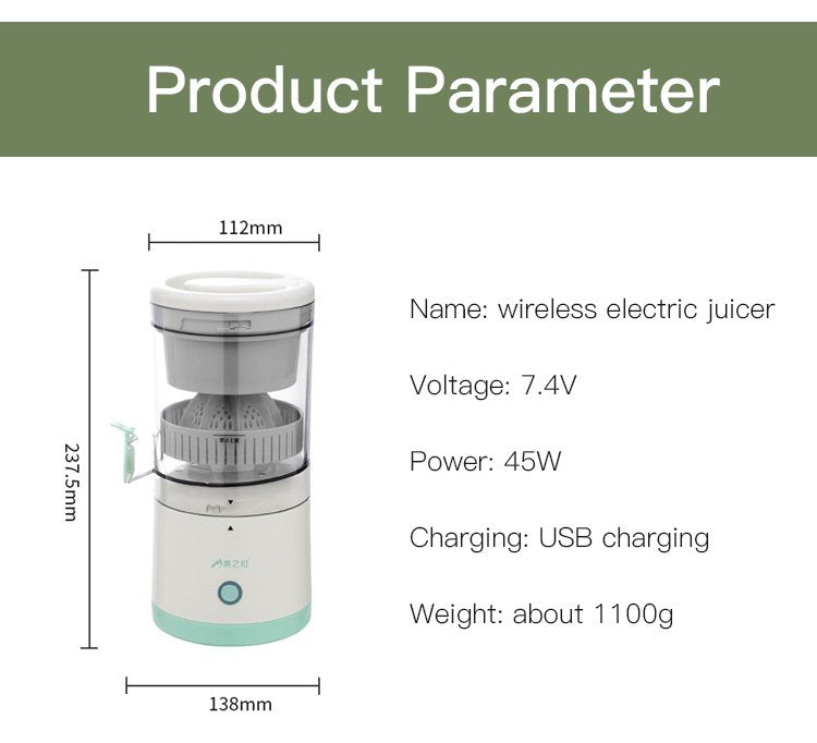 ProJuice™ Hordozható elektromos gyümölcsfacsaró
