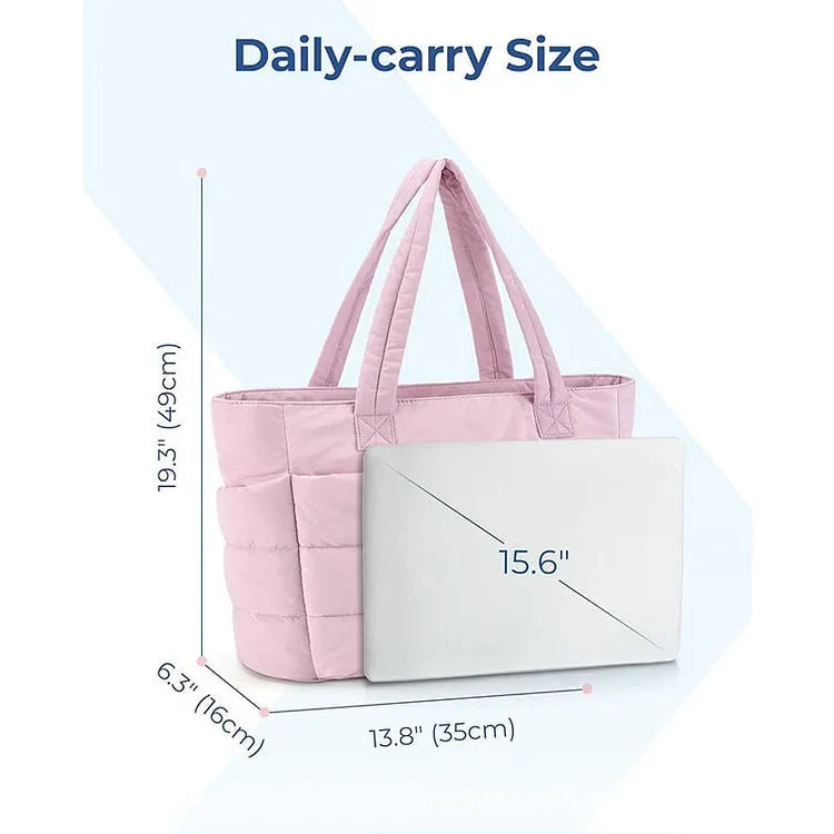 Puff Tote™ Könnyű, bolyhos táska