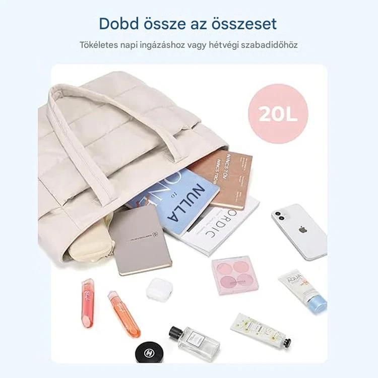 Puff Tote™ Könnyű, bolyhos táska